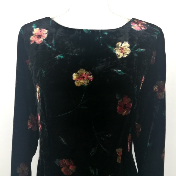 Terry Ward vintage crushed velvet long sleeve - Picture 3 of 8